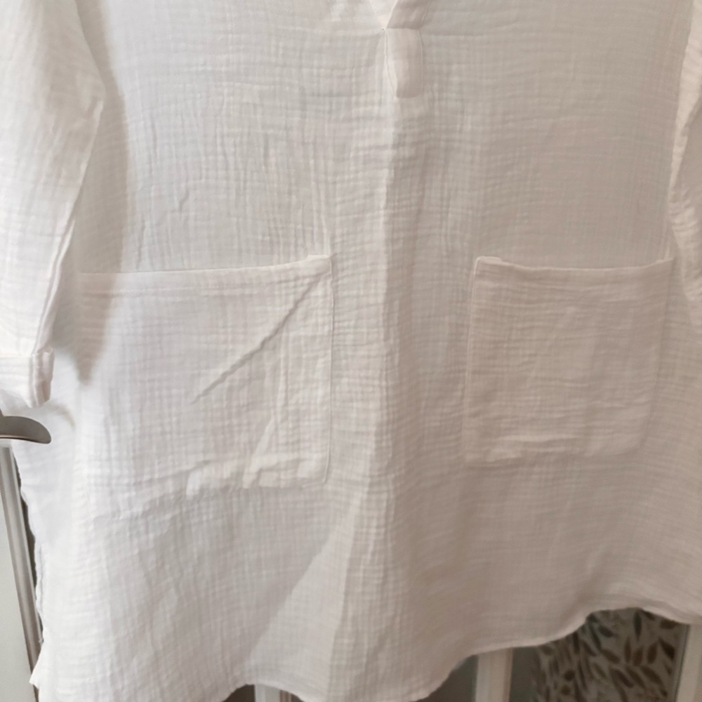KONA SOL Gauze Pullover Cover-Up Sz L NWT - Picture 6 of 12